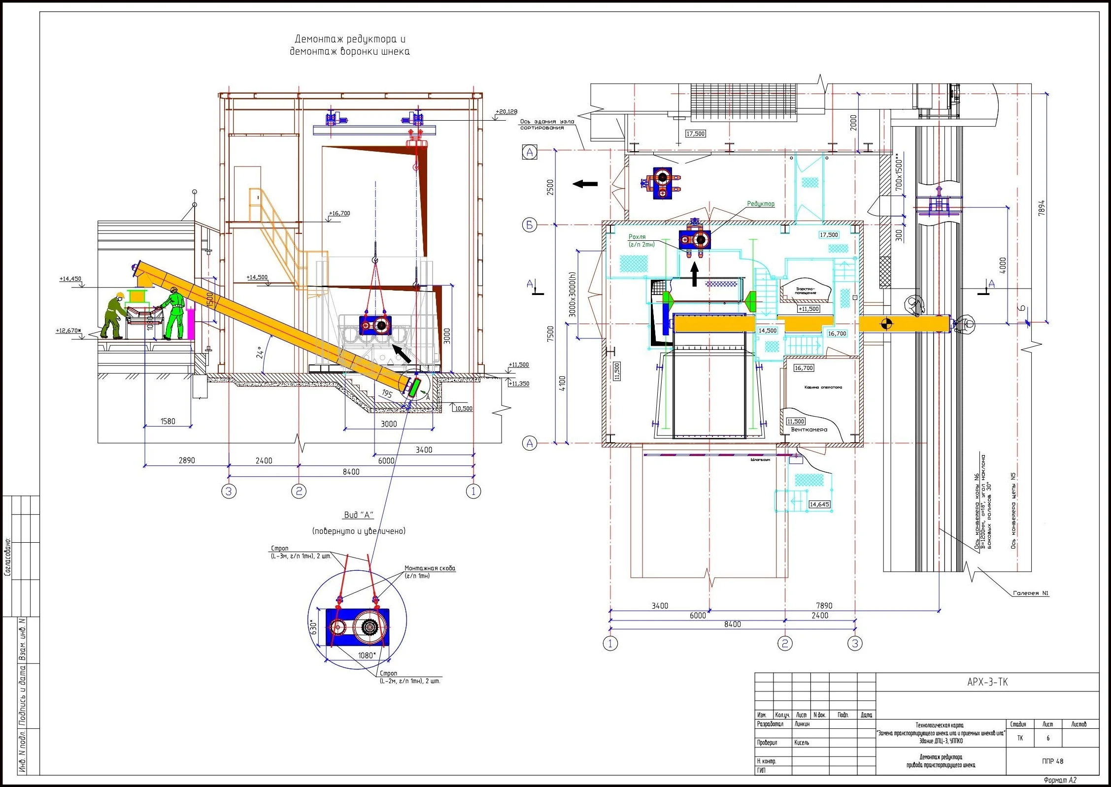 Проект производства работ с использованием лебедки