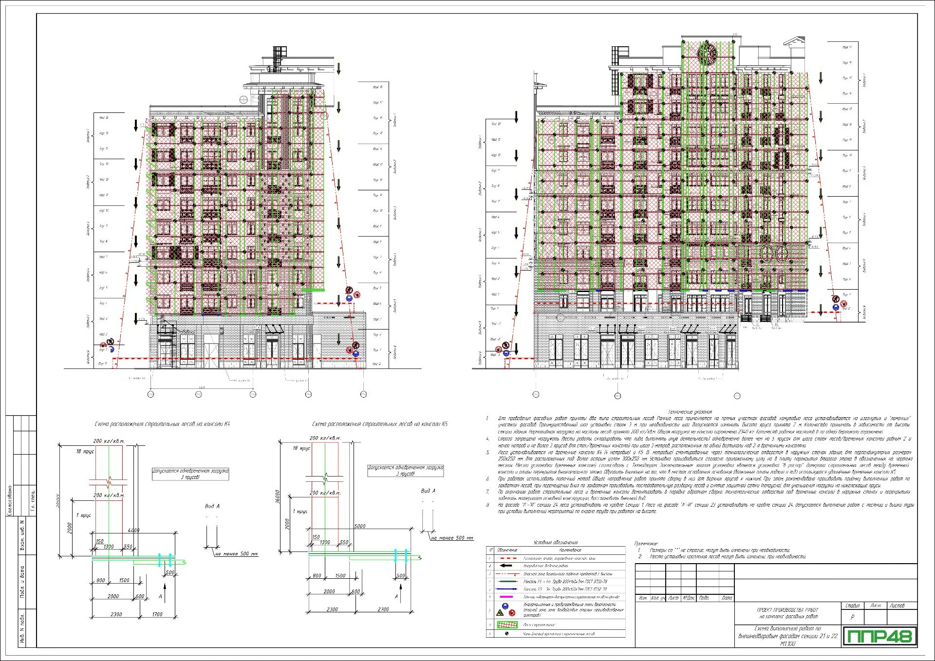 ППР на покраску фасадов